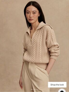 Varley Camello Cable Half Zip